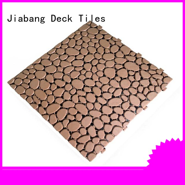 JIABANG hot-sale wood plastic composite tiles non-slip