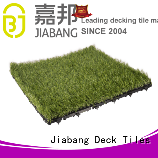 patio landscape artificial grass JIABANG Brand grass floor tiles supplier