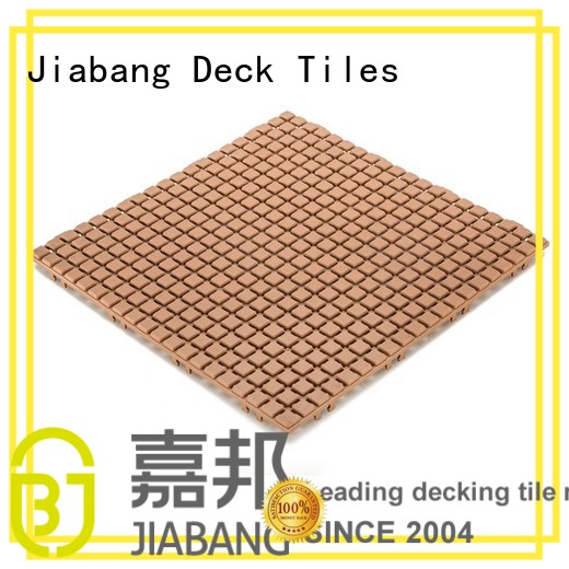 decorative plastic wood tiles plastic mat high-quality for customization