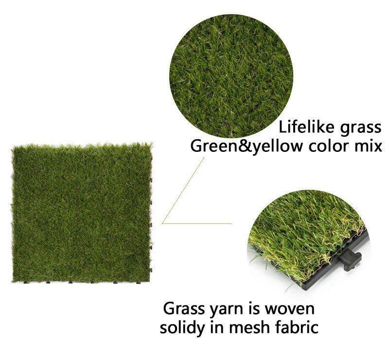 artificial grass deck tiles