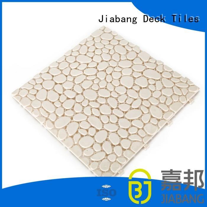 grey slip plastic floor tiles outdoor JIABANG Brand