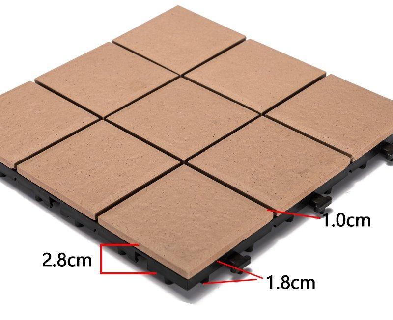 1.0cm ceramic outdoor patio deck floor tile JB5011-3