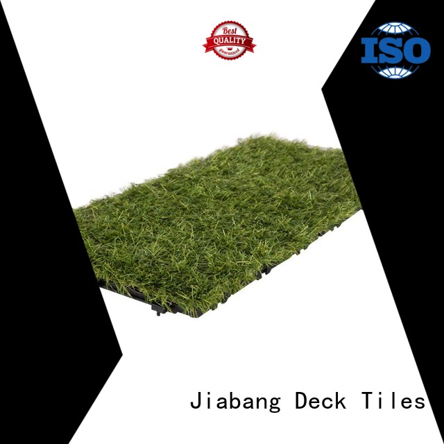 JIABANG top-selling artificial grass tiles at discount garden decoration