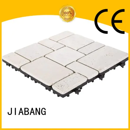 diy travertine floor tile at discount for playground JIABANG