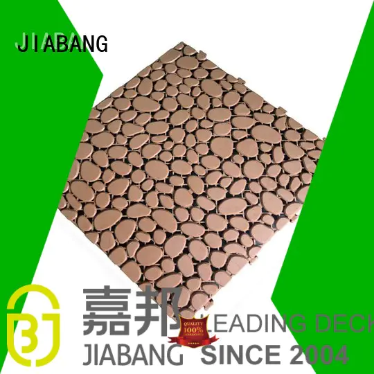 plastic floor tiles outdoor kitchen bathroom yellow JIABANG Brand