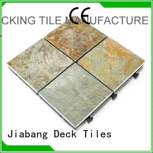 JIABANG stone grey slate garden tiles floor decoration for patio