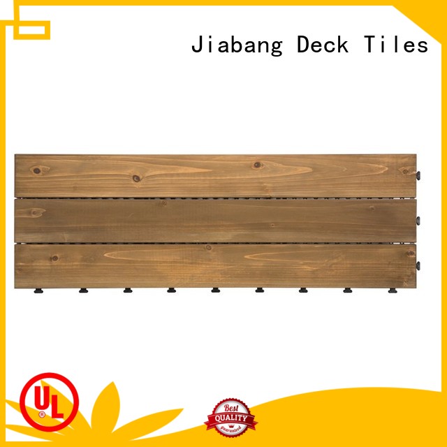 JIABANG natural hardwood deck tiles wood deck for balcony