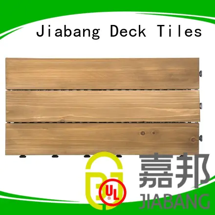 12x12 decking 30x90cm square wooden decking tiles JIABANG Brand