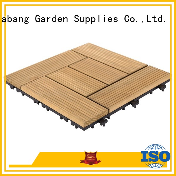 adjustable wooden decking squares outdoor flooring wood for garden