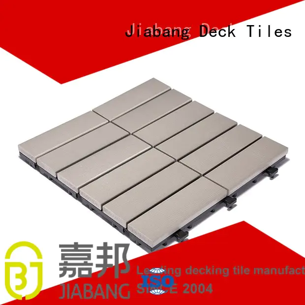 lightweight tile path JIABANG Brand pvc deck tiles manufacture