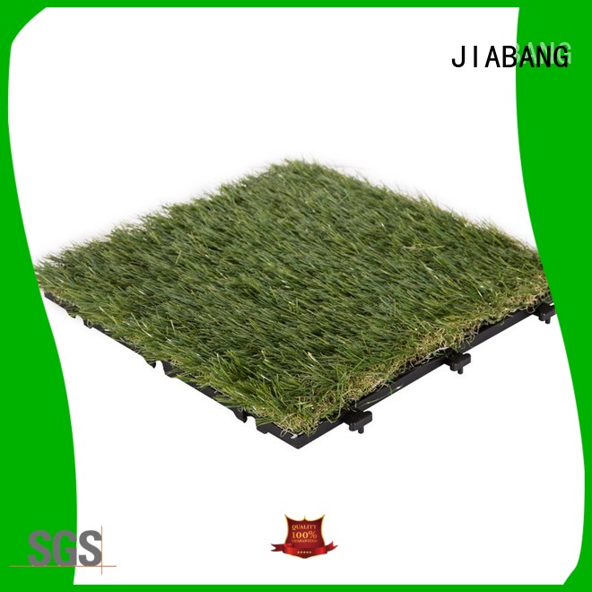 JIABANG permeable fake grass squares easy installation for garden