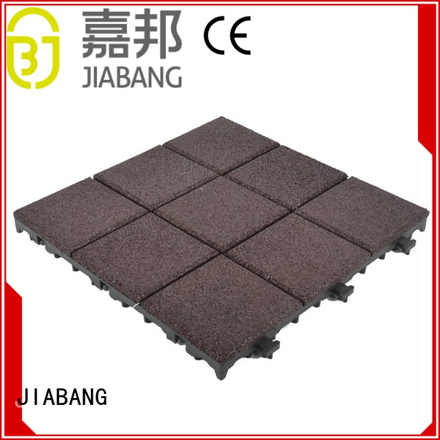 interlocking rubber gym mats composite for wholesale JIABANG