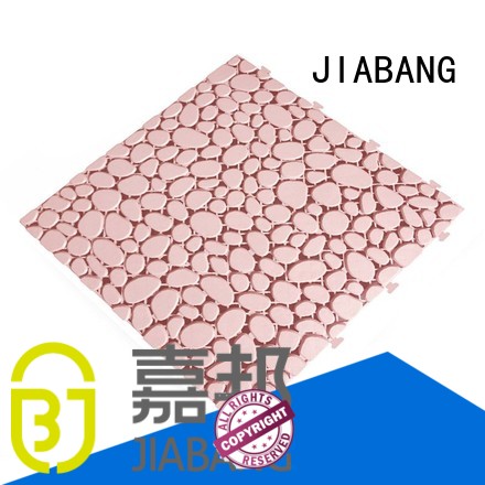 plastic interlocking outdoor tiles non-slip for customization