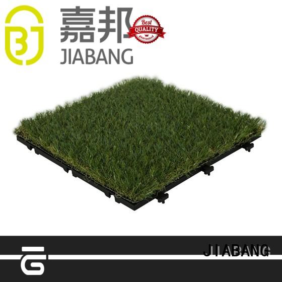 JIABANG high-quality artificial grass tiles balcony construction