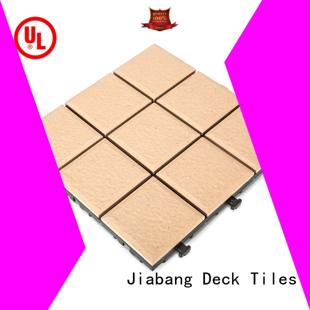 JIABANG OBM porcelain deck tiles custom size for patio decoration