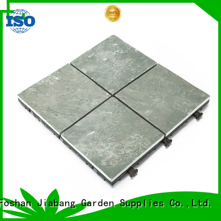 Outdoor natural interlocking slate stone tile online JBT003