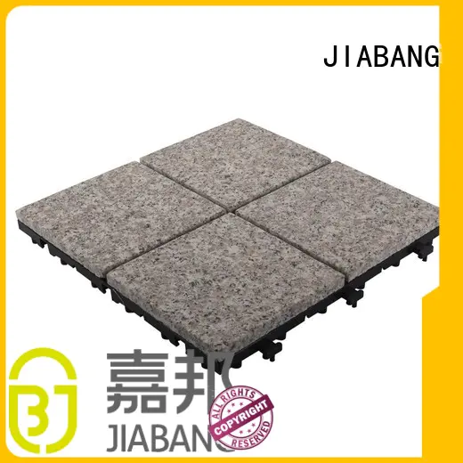 JIABANG custom interlocking granite deck tiles at discount for porch construction