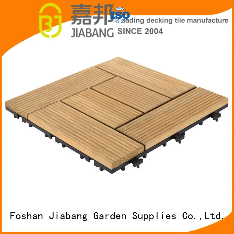 JIABANG natural wood deck panels flooring wood for garden