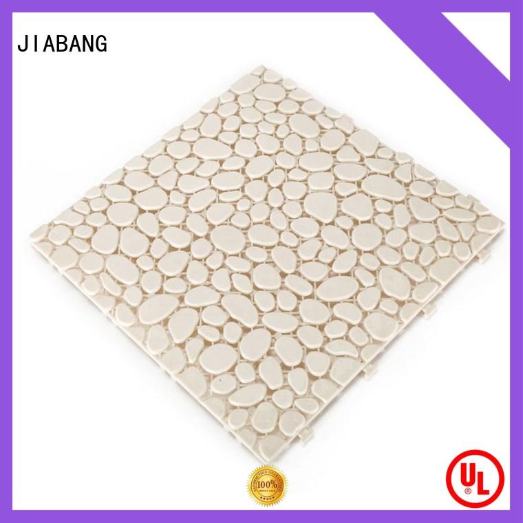 anti-sliding plastic decking tiles anti-sliding JIABANG