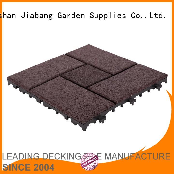 JIABANG Brand court square interlocking rubber mats flooring factory