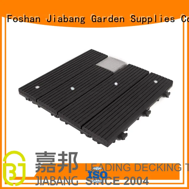 eco-friendly square decking tiles wpc home JIABANG