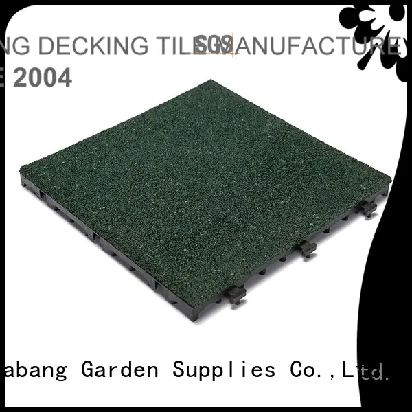 interlock rubber JIABANG Brand rubber mat tiles factory