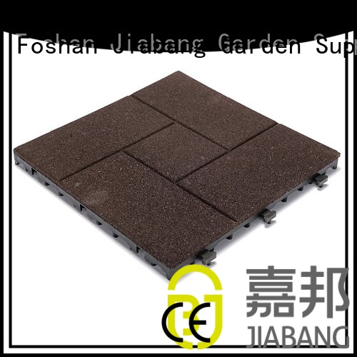 JIABANG Brand sport rubber mat tiles outside supplier