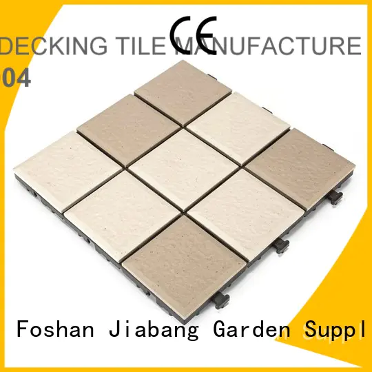 Custom stsd outdoor ceramic tile interlocking JIABANG